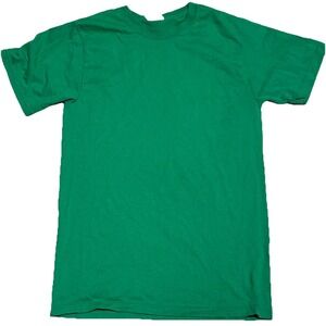 Vintage Blank Green T-Shirt Men's Small FOTL 50/50